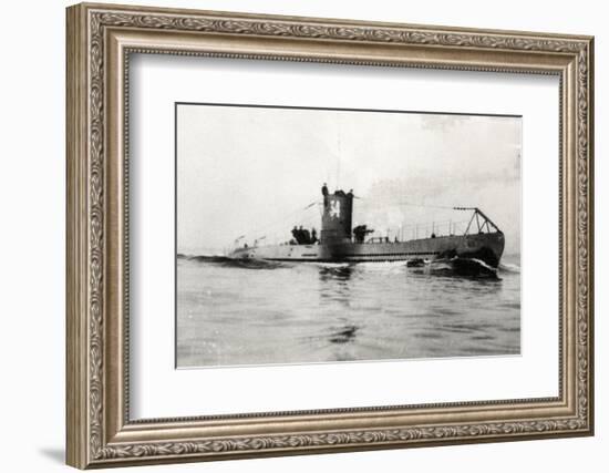 German Type Viia Submarine U-34-null-Framed Photographic Print