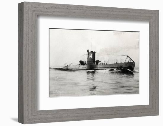 German Type Viia Submarine U-34-null-Framed Photographic Print