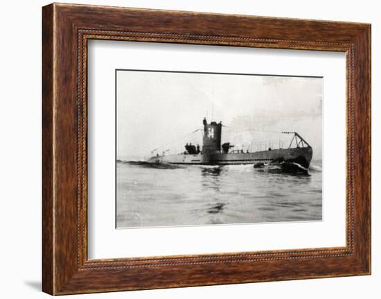 German Type Viia Submarine U-34-null-Framed Photographic Print