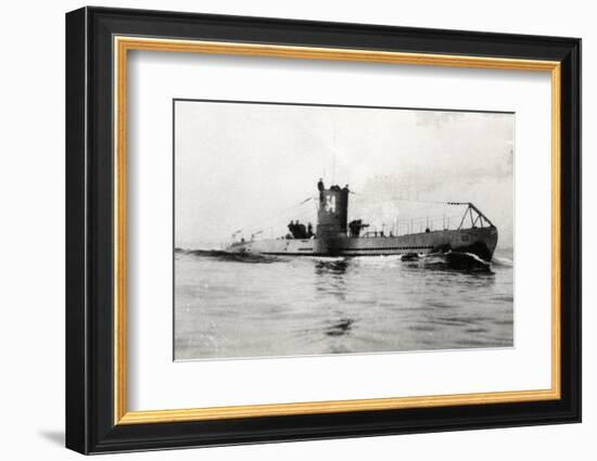 German Type Viia Submarine U-34-null-Framed Photographic Print