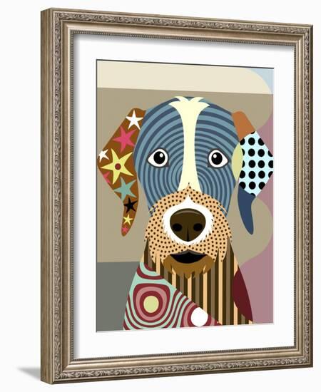 German Wirehaired Pointer-Lanre Adefioye-Framed Giclee Print