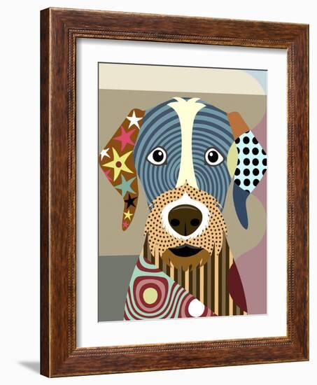 German Wirehaired Pointer-Lanre Adefioye-Framed Giclee Print