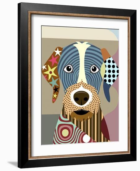 German Wirehaired Pointer-Lanre Adefioye-Framed Giclee Print