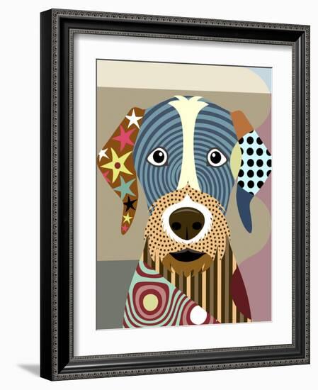 German Wirehaired Pointer-Lanre Adefioye-Framed Giclee Print