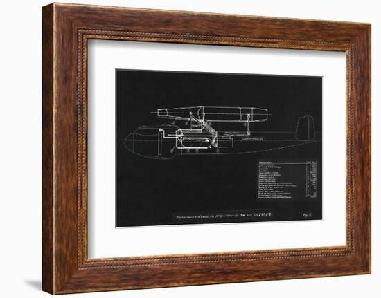 German WWII Ramjet Bomber Blueprint-Detlev Van Ravenswaay-Framed Photographic Print