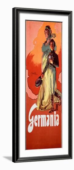 Germania, 1902 (Poster)-Adolfo Hohenstein-Framed Giclee Print