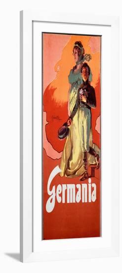 Germania, 1902 (Poster)-Adolfo Hohenstein-Framed Giclee Print