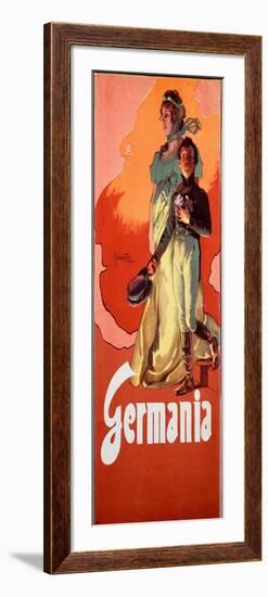 Germania, 1902 (Poster)-Adolfo Hohenstein-Framed Giclee Print