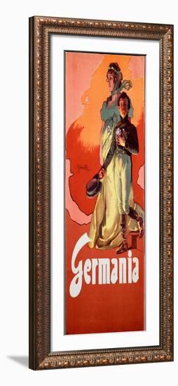 Germania, 1902 (Poster)-Adolfo Hohenstein-Framed Giclee Print