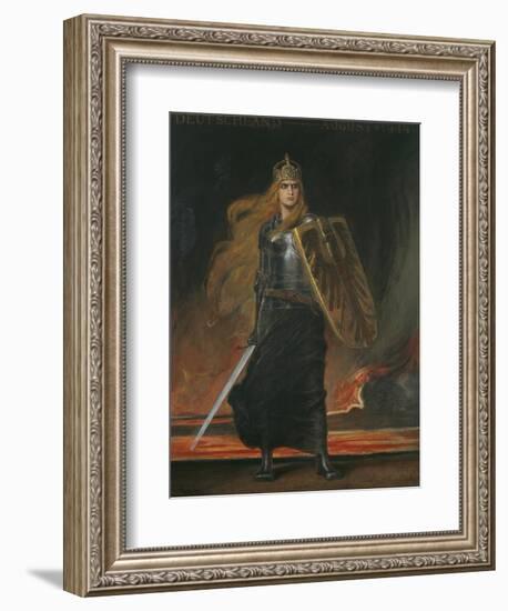 Germania, Munich, 1914-Frederich August Kaulbach-Framed Giclee Print