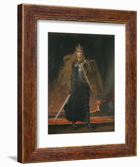 Germania, Munich, 1914-Frederich August Kaulbach-Framed Giclee Print