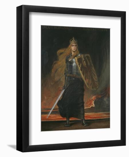 Germania, Munich, 1914-Frederich August Kaulbach-Framed Giclee Print