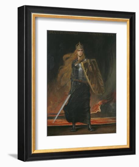 Germania, Munich, 1914-Frederich August Kaulbach-Framed Giclee Print