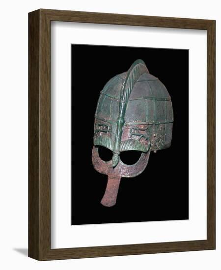 Germanic Iron Age helmet, 7th century. Artist: Unknown-Unknown-Framed Giclee Print