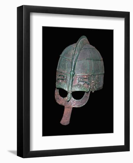 Germanic Iron Age helmet, 7th century. Artist: Unknown-Unknown-Framed Giclee Print