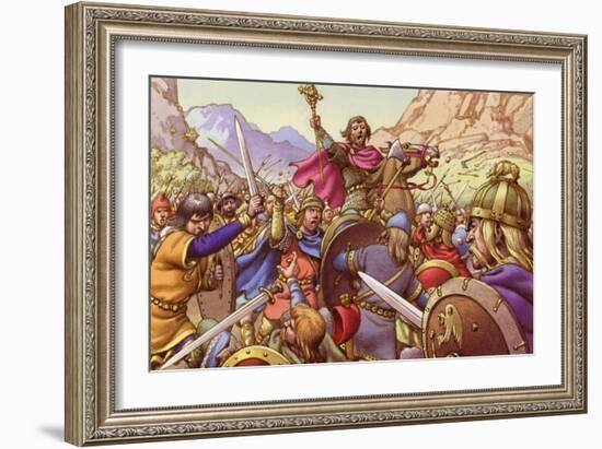 Germanus, the Battling Bishop-Pat Nicolle-Framed Giclee Print