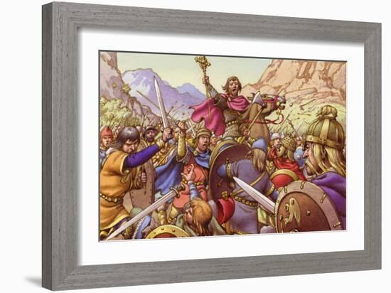 Germanus, the Battling Bishop-Pat Nicolle-Framed Giclee Print