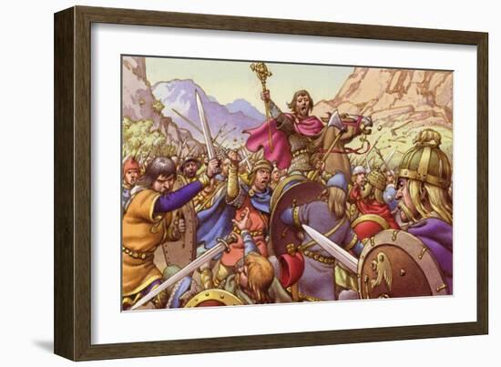 Germanus, the Battling Bishop-Pat Nicolle-Framed Giclee Print