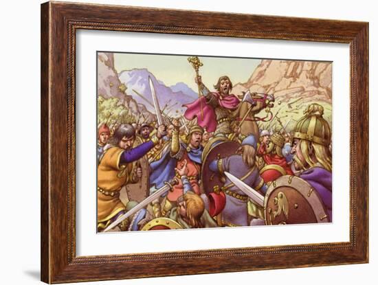 Germanus, the Battling Bishop-Pat Nicolle-Framed Giclee Print