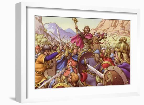 Germanus, the Battling Bishop-Pat Nicolle-Framed Giclee Print