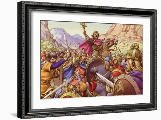 Germanus, the Battling Bishop-Pat Nicolle-Framed Giclee Print