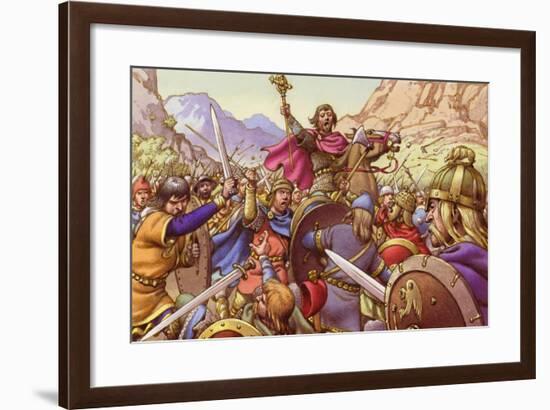 Germanus, the Battling Bishop-Pat Nicolle-Framed Giclee Print