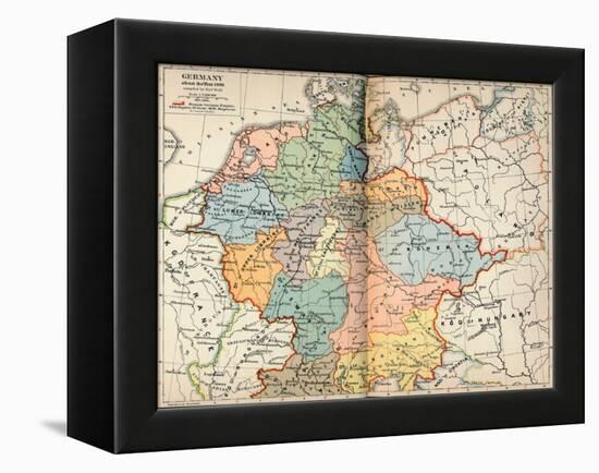 Germany about the Year 1000, c1906, (1907)-Karl Wolf-Framed Premier Image Canvas