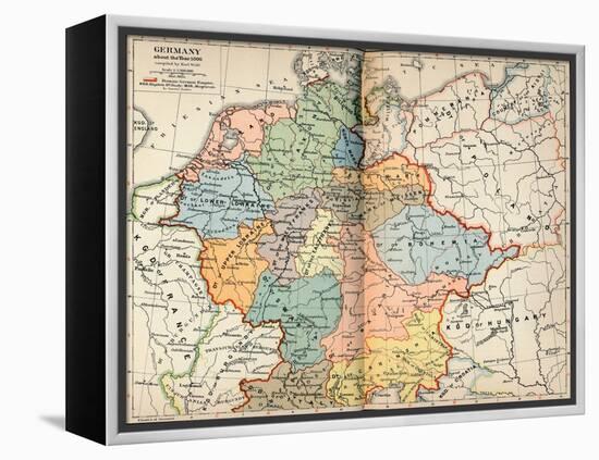 Germany about the Year 1000, c1906, (1907)-Karl Wolf-Framed Premier Image Canvas