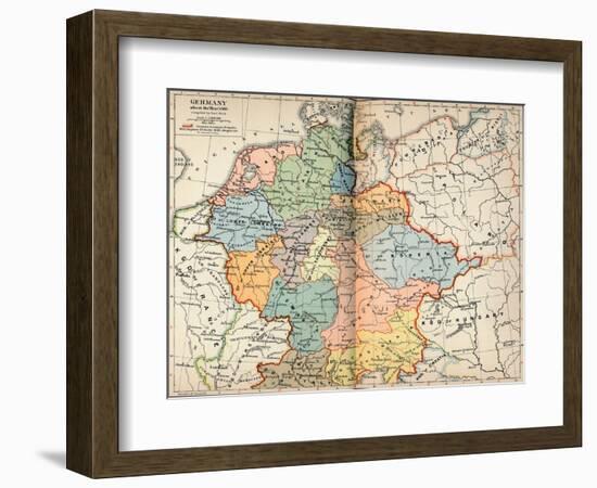 Germany about the Year 1000, c1906, (1907)-Karl Wolf-Framed Giclee Print