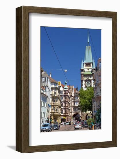 Germany, Baden-WŸrttemberg, Breisgau, Freiburg, Old Town, Martinstor-Chris Seba-Framed Photographic Print