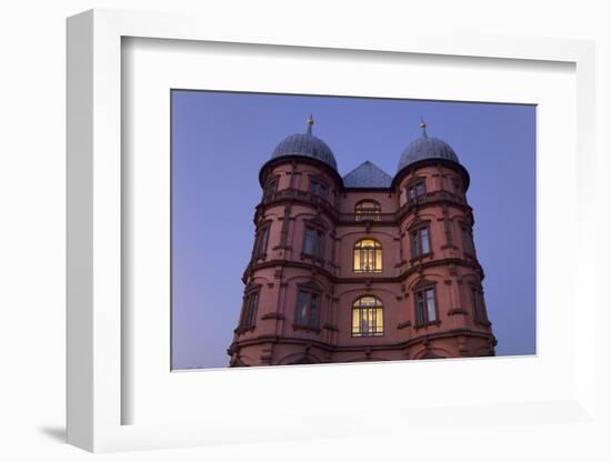 Germany, Baden-WŸrttemberg, Karlsruhe, Ostauepark, Palace Gottesaue-Roland T.-Framed Photographic Print