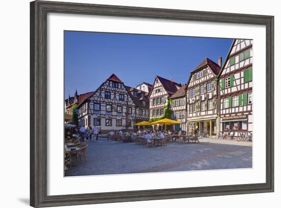 Germany, Baden-WŸrttemberg, Kraichgau (Region), Bretten (Village), Marketplace-Udo Siebig-Framed Photographic Print