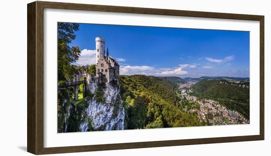 Germany, Baden-Wurttemberg, Swabian Alp, Reutlinger Alp, Echaztal-Udo Siebig-Framed Photographic Print