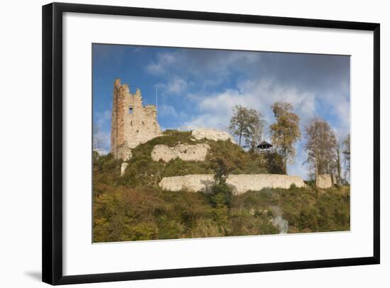 Germany, Baden-Wurttemburg, Black Forest, Schenkenzell, Ruins of Schloss Schenkenburg Castle-Walter Bibikow-Framed Photographic Print
