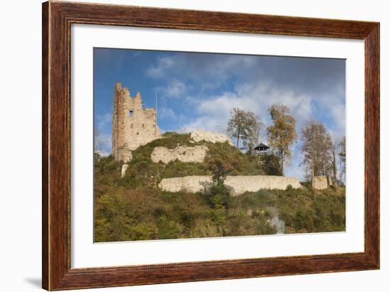 Germany, Baden-Wurttemburg, Black Forest, Schenkenzell, Ruins of Schloss Schenkenburg Castle-Walter Bibikow-Framed Photographic Print