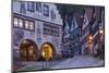 Germany, Baden-Wurttemburg, Black Forest, Schiltach, Town Hall, Dawn-Walter Bibikow-Mounted Photographic Print