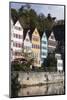 Germany, Baden-Wurttemburg, Tubingen, Old Town Buildings Along the Neckar River-Walter Bibikow-Mounted Photographic Print