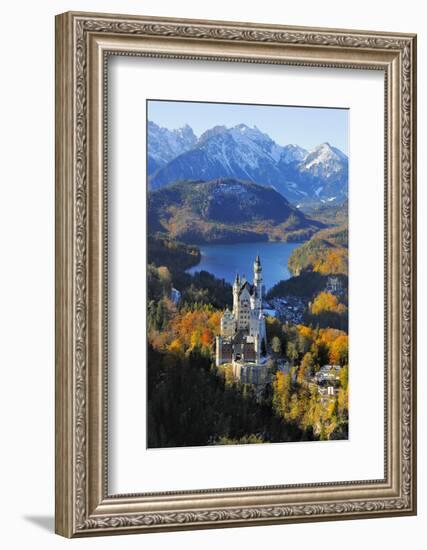 Germany, Bavaria, Allg?u, Neuschwanstein Castle-Herbert Kehrer-Framed Photographic Print