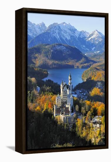 Germany, Bavaria, Allg?u, Neuschwanstein Castle-Herbert Kehrer-Framed Premier Image Canvas