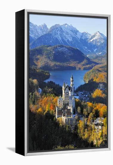 Germany, Bavaria, Allg?u, Neuschwanstein Castle-Herbert Kehrer-Framed Premier Image Canvas