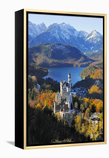 Germany, Bavaria, Allg?u, Neuschwanstein Castle-Herbert Kehrer-Framed Premier Image Canvas