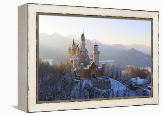 Germany, Bavaria, Allg?u, Neuschwanstein Castle-Herbert Kehrer-Framed Premier Image Canvas