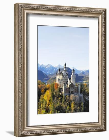 Germany, Bavaria, AllgŠu, Neuschwanstein Castle-Herbert Kehrer-Framed Photographic Print