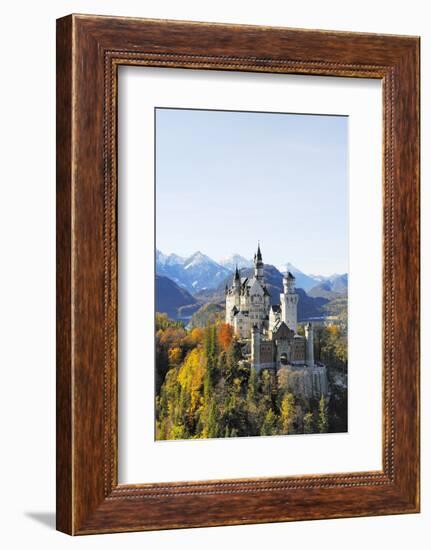 Germany, Bavaria, AllgŠu, Neuschwanstein Castle-Herbert Kehrer-Framed Photographic Print