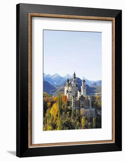 Germany, Bavaria, AllgŠu, Neuschwanstein Castle-Herbert Kehrer-Framed Photographic Print