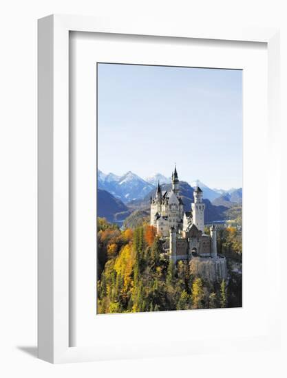 Germany, Bavaria, AllgŠu, Neuschwanstein Castle-Herbert Kehrer-Framed Photographic Print