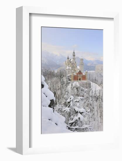 Germany, Bavaria, AllgŠu, Neuschwanstein Castle-Herbert Kehrer-Framed Photographic Print