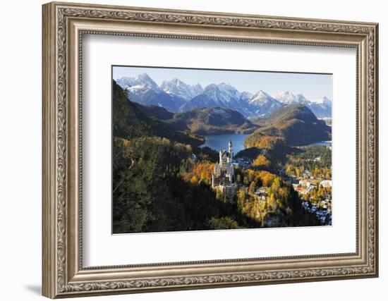 Germany, Bavaria, AllgŠu, Neuschwanstein Castle-Herbert Kehrer-Framed Photographic Print