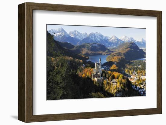 Germany, Bavaria, AllgŠu, Neuschwanstein Castle-Herbert Kehrer-Framed Photographic Print