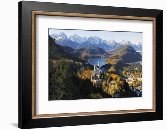 Germany, Bavaria, AllgŠu, Neuschwanstein Castle-Herbert Kehrer-Framed Photographic Print